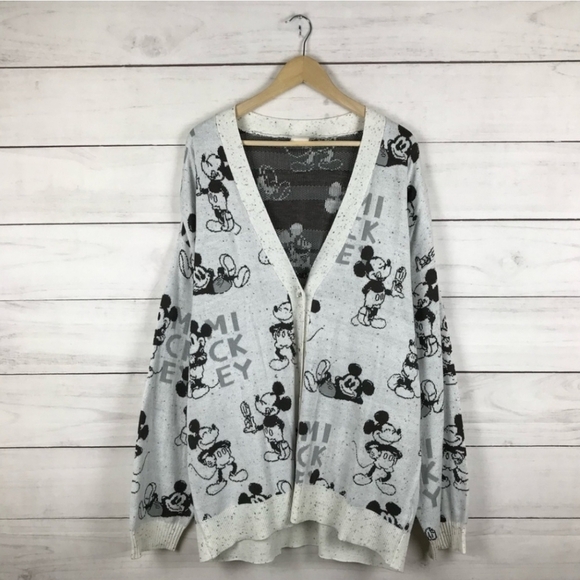 Disney Mickey Mouse Knit Cardigan - Picture 1 of 5